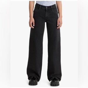 Levis 94’ Baggy Wide Leg Jeans in Black Sz 27